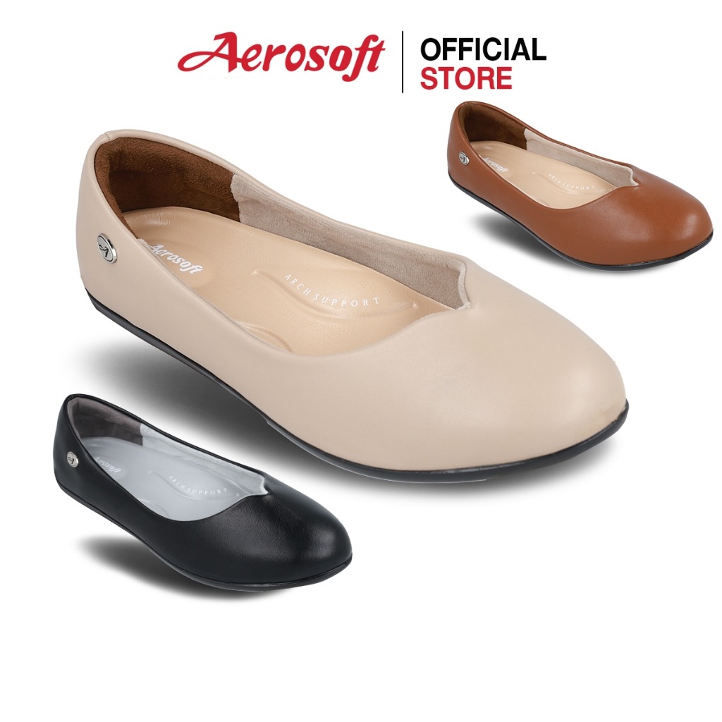 Aerosoft รองเท้าคัทชูส้นแบน