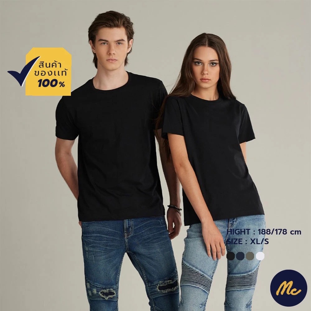 Mc JEANS เสื้อยืดแขนสั้นคอกลม