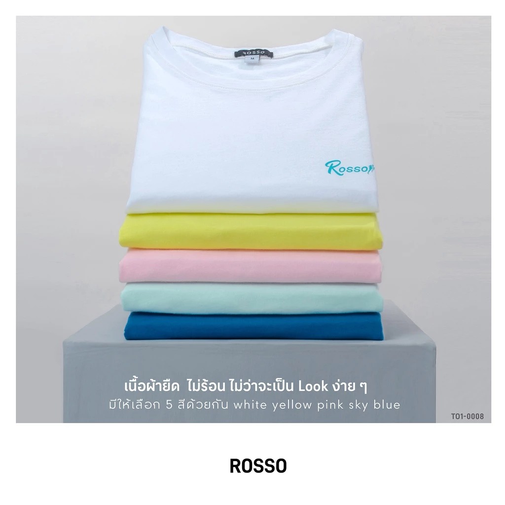 Rosso เสื้อคอกลม