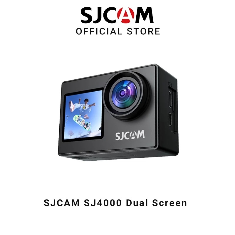 SJCAM กล้องแอคชั่นหน้าจอคู่