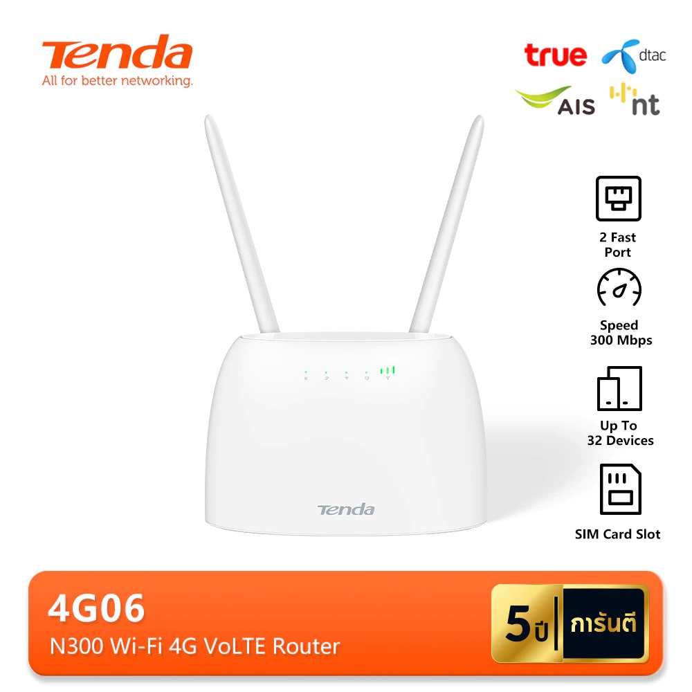 Tenda Router รุ่น 4G06