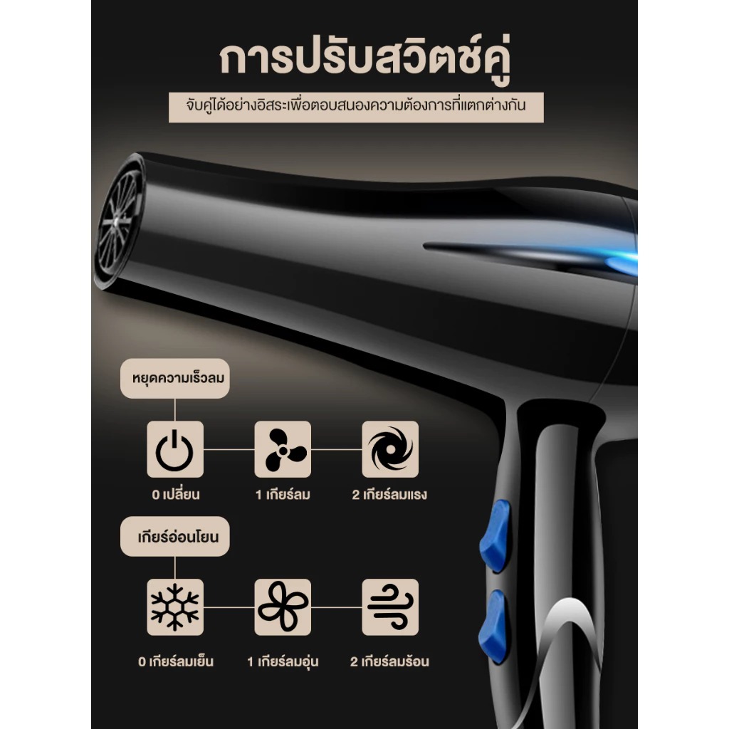 YOTEX ไดร์เป่าผมพกพา